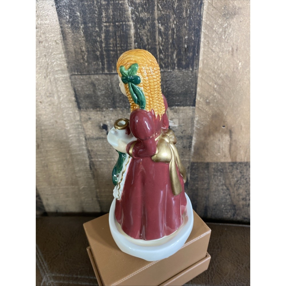Claire Burke‎ Ceramic Incense Burner Christmas Pioneer Woman Prairie 6" Vtg 1999 - Picture 4 of 15